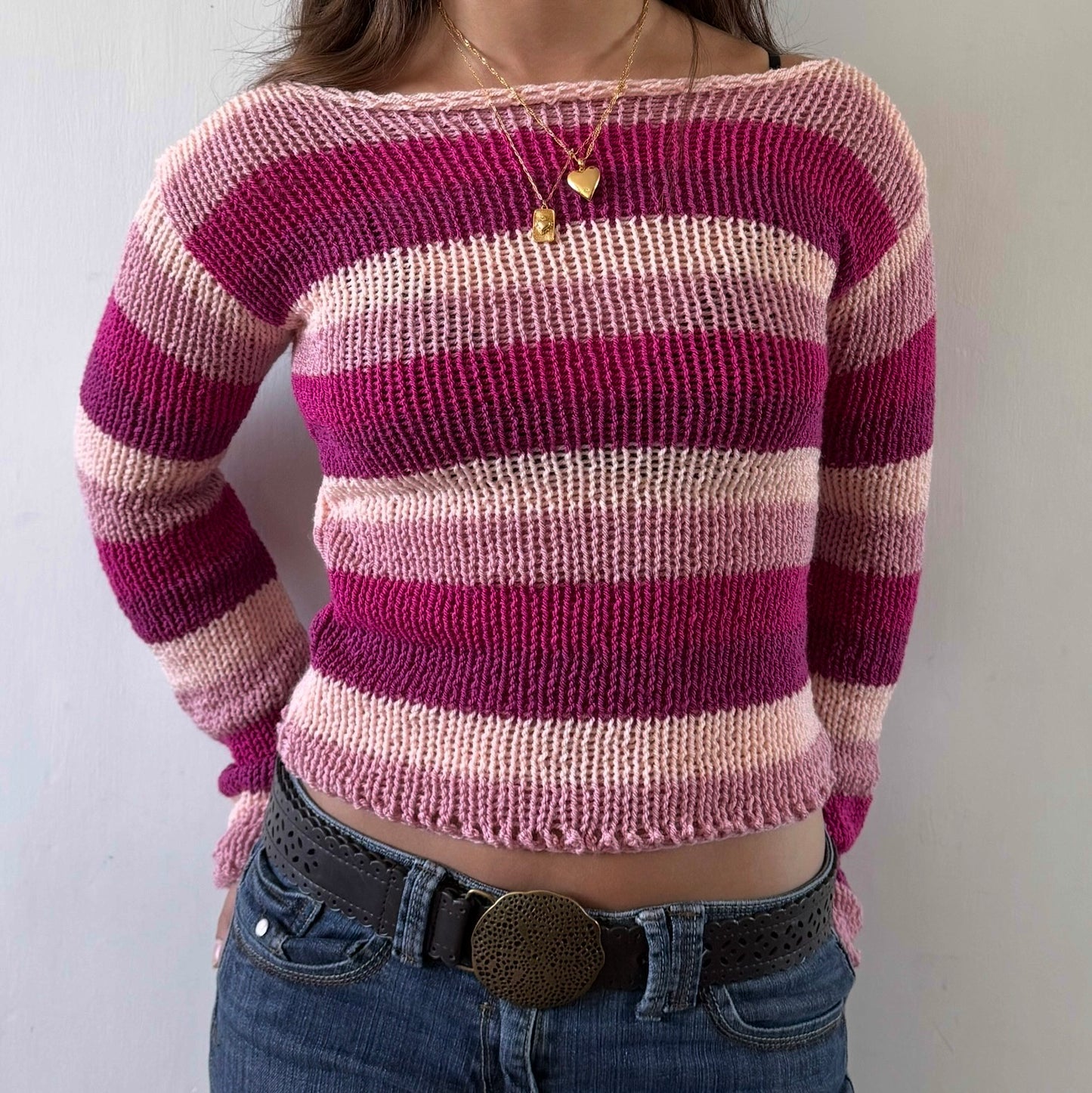 ‘Raspberry’ Knit Jumper