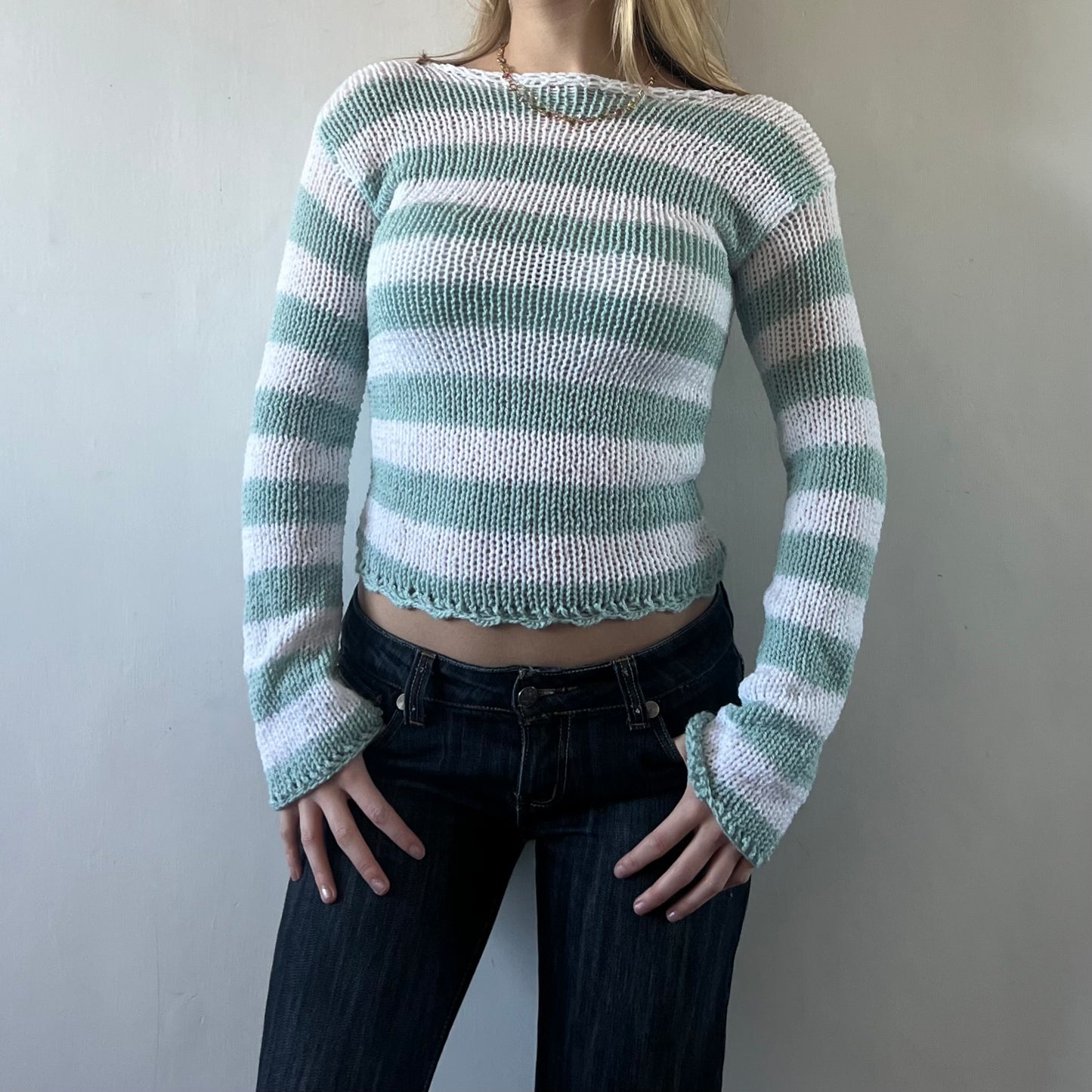 Turqoise Stripe Jumper