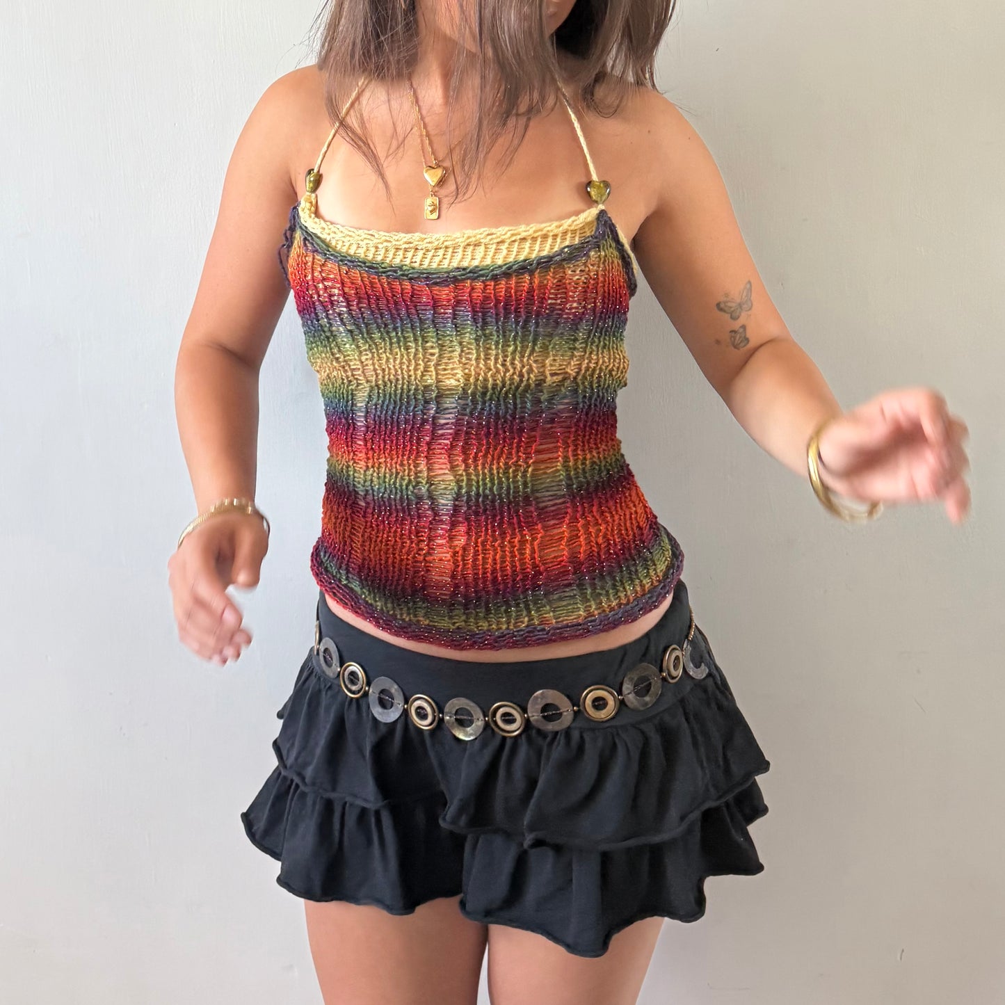 ‘Rainbow’ Sparkle Top