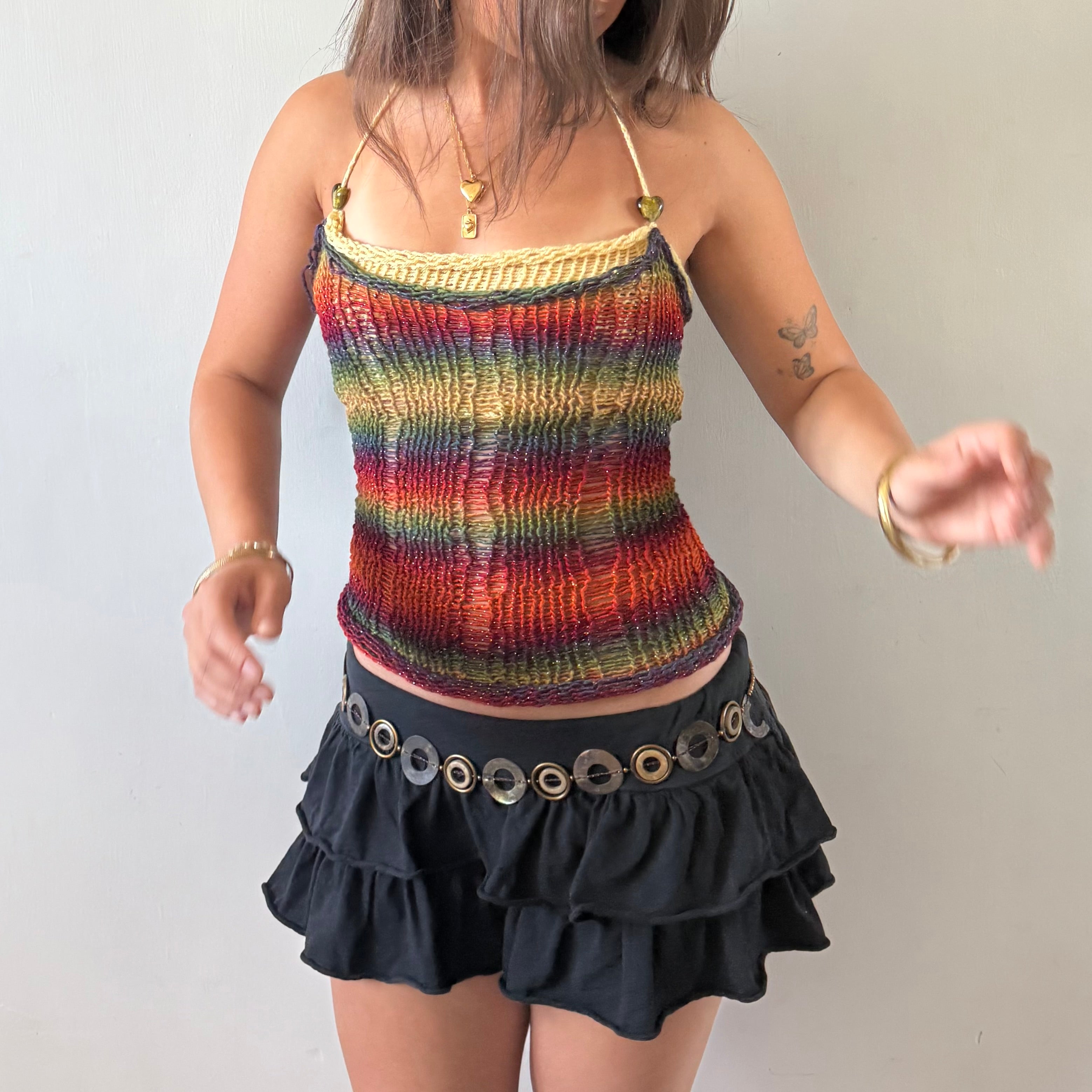 ‘Rainbow’ Sparkle Top