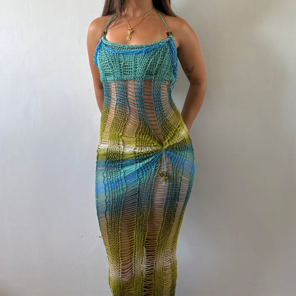 Premade Beaded Eden Maxi Dress