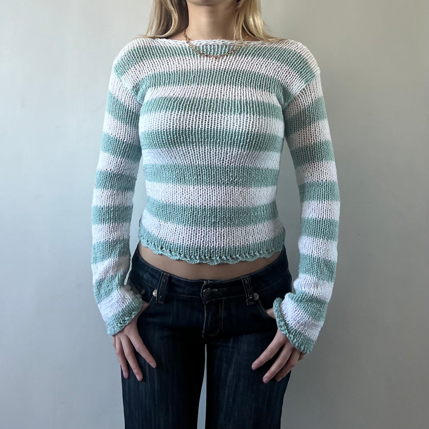 Turqoise Stripe Jumper
