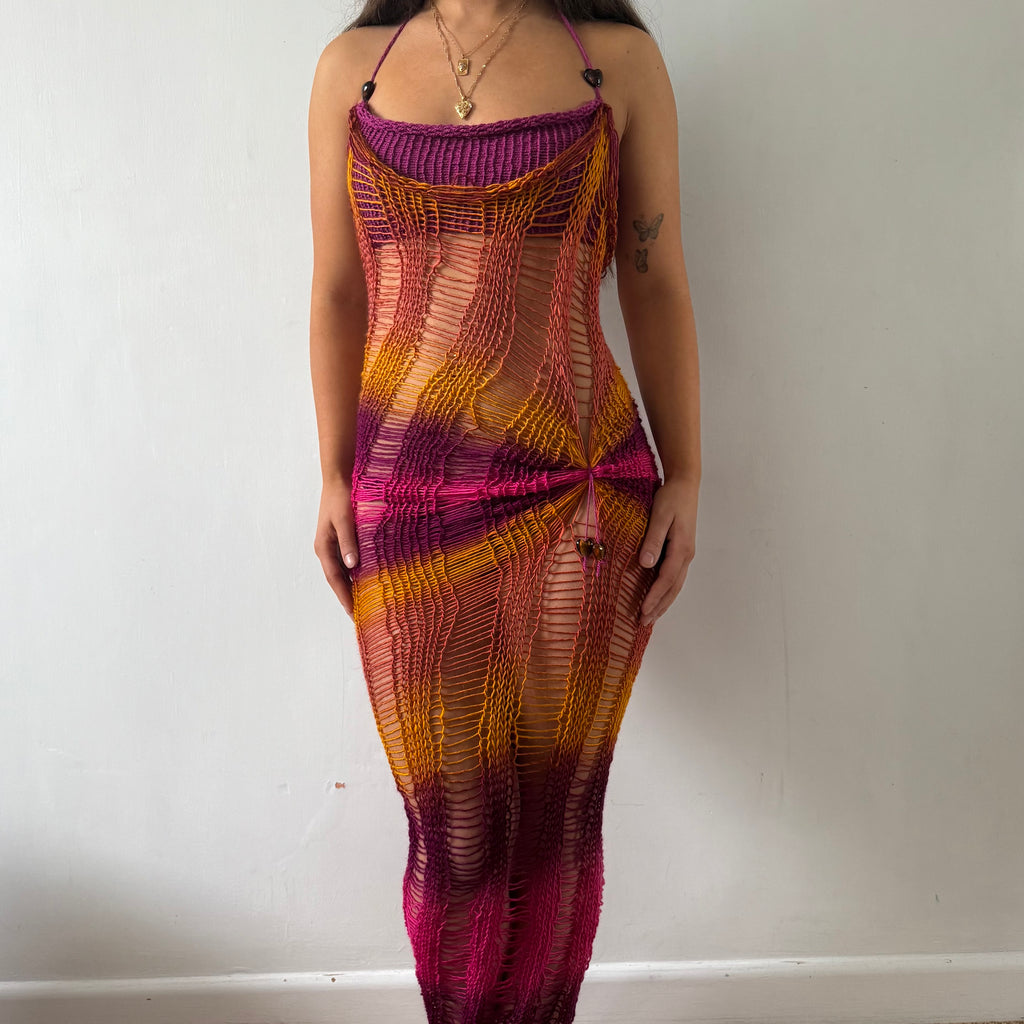 Beaded Sunset Maxi Dress