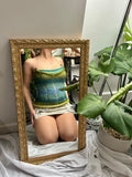 Double Knit Beaded Top in Eden