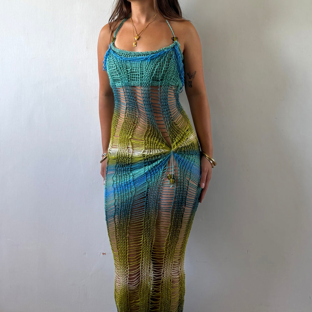Premade Beaded Eden Maxi Dress