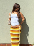 Lemon Stripe Skirt