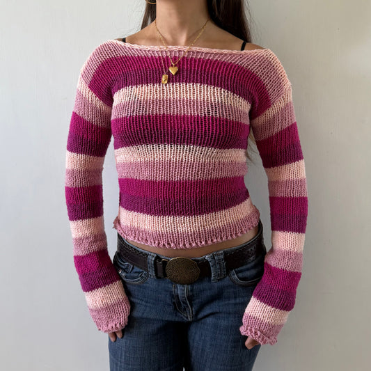 ‘Raspberry’ Knit Jumper
