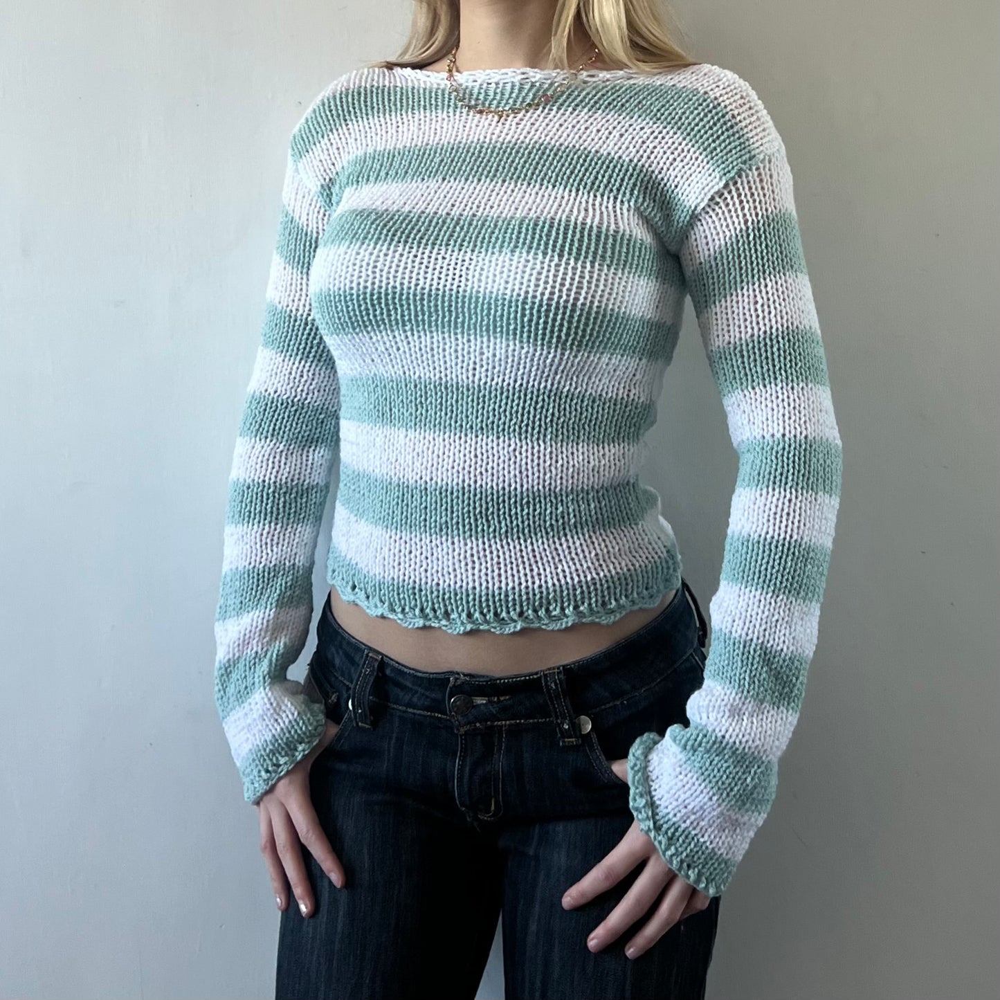 Turqoise Stripe Jumper