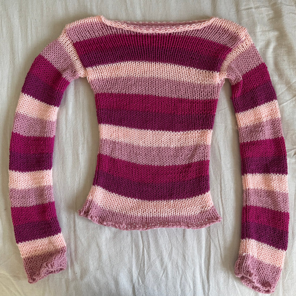 ‘Raspberry’ Knit Jumper